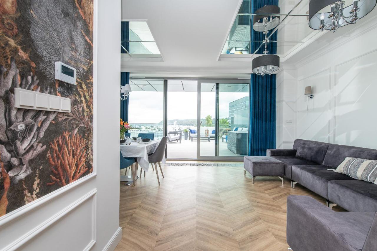 Yacht Park Premium Apartment Sea View グディニャ エクステリア 写真