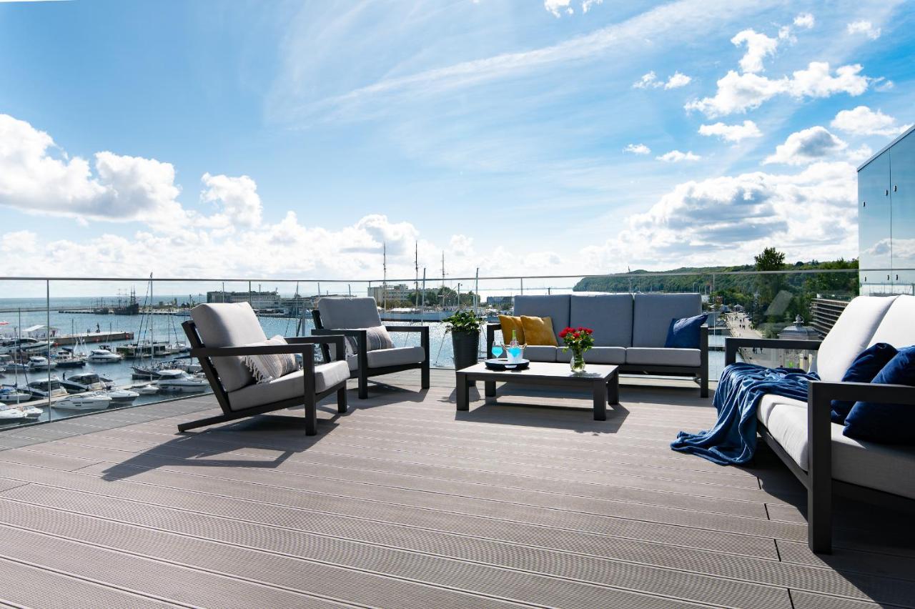 Yacht Park Premium Apartment Sea View グディニャ エクステリア 写真